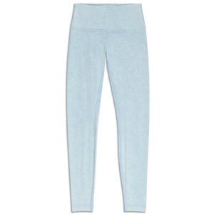 Lululemon Wunder Under Leggings Light Blue Chambray Size 2
